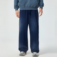 13 Pcs Mens Straight Washed Cotton Sweatpants