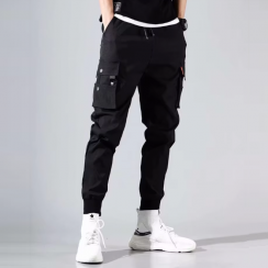 3 Pcs Autumn Multiple Pockets Hip Hop Trousers